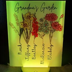 Birth Month Night Light