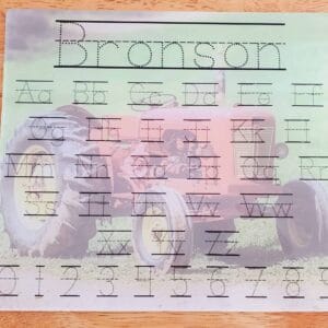 Red Tractor Dry Erase