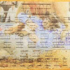 Steer Wrestling Dry Erase