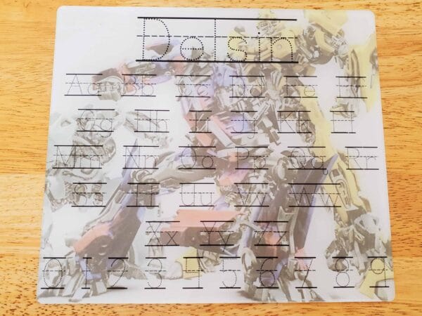 Transformers Dry Erase