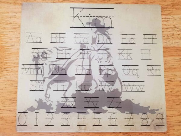 Cutting Horse sillhouette Dry Erase