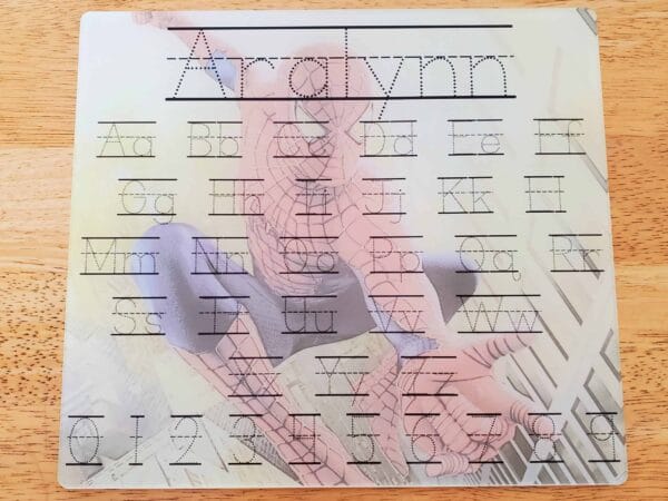 Spiderman Dry Erase