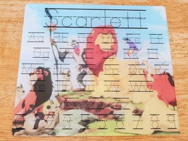 Lion King Dry Erase