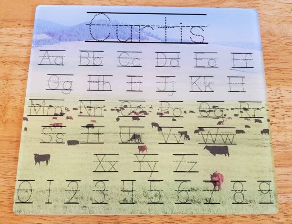 Cows in Pasture Dry Erase