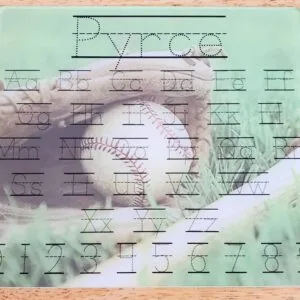 Baseball Dry Erase