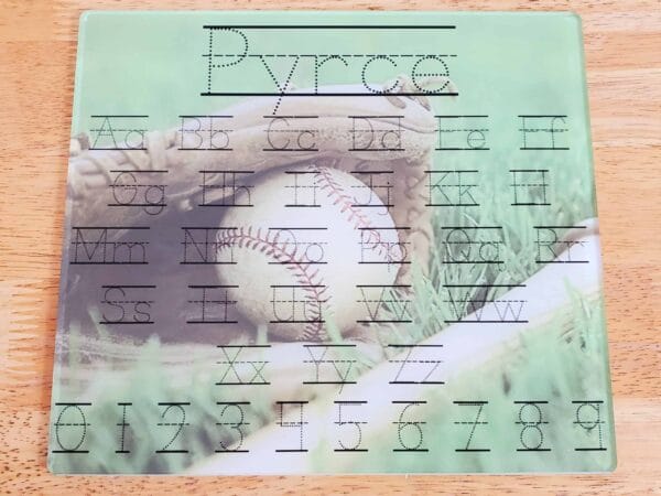 Baseball Dry Erase