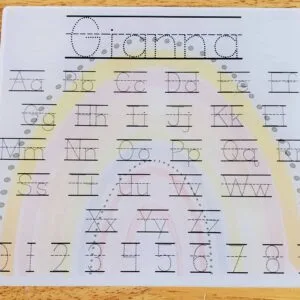 Boho Rainbow Dry Erase