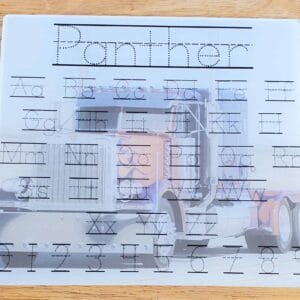 Semi Truck Dry Erase