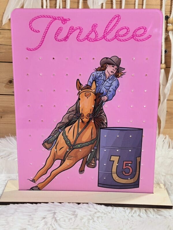 Barrel Racer Earring Holder - Image 3