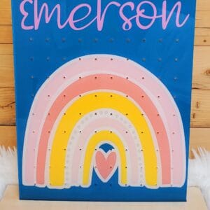 Boho Rainbow Earring Holder