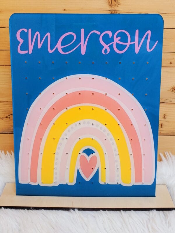 Boho Rainbow Earring Holder