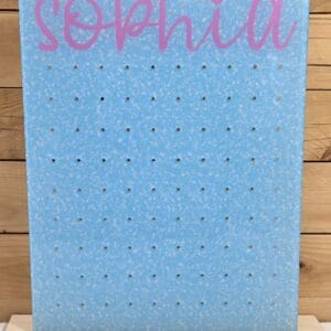Light Blue Sparkle Earring Holder