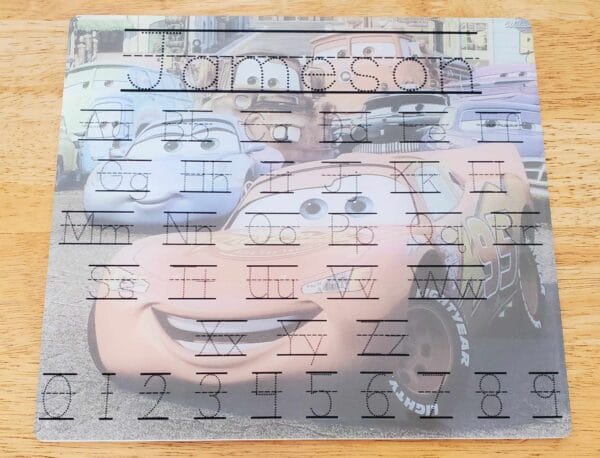 Cars Dry Erase