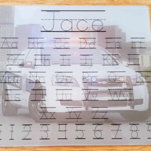 Police Car Dry Erase