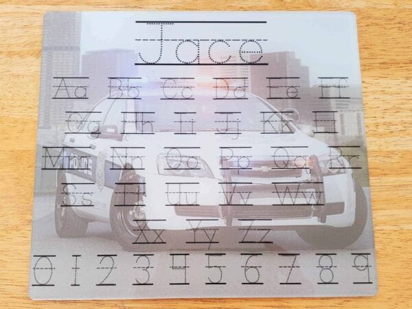 Police Car Dry Erase