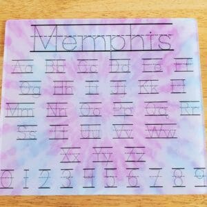 Tie Die Dry Erase