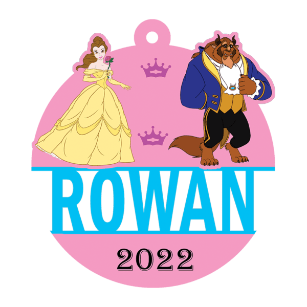 Belle and Beast Ornament