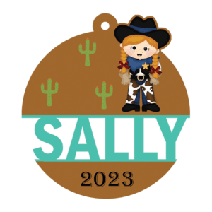 Cowgirl - cute Ornament