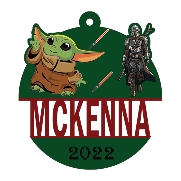 Groku and Mandolin Ornament