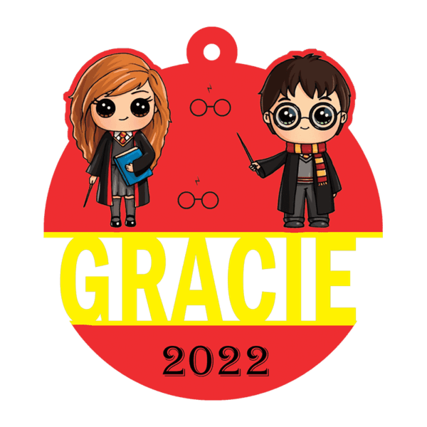 Harry Potter and Heromine Ornament