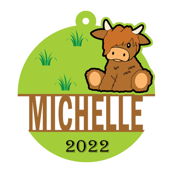 Highland Cow Ornament