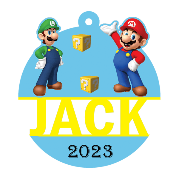 Mario and Luigi Ornament