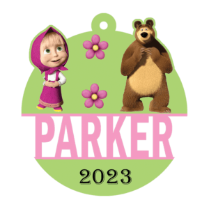 Masha and the Bear Ornament