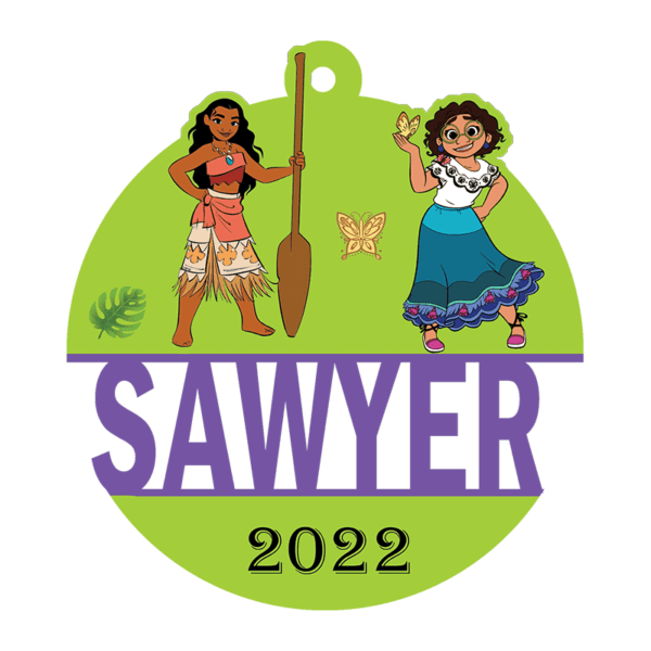 Moana and Mirabel Ornament