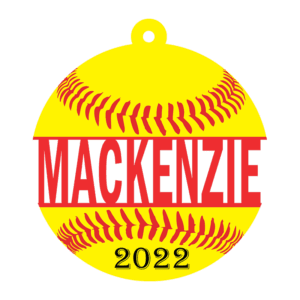 Softball Ornament