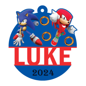 Sonic and Knuckles Ornament