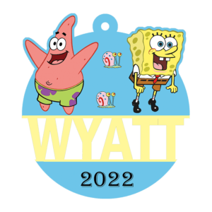 Spongebob and Patrick Ornament