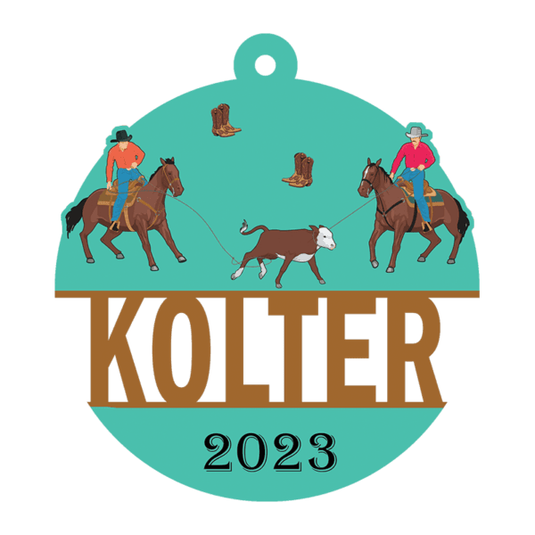 Team Roping Ornament