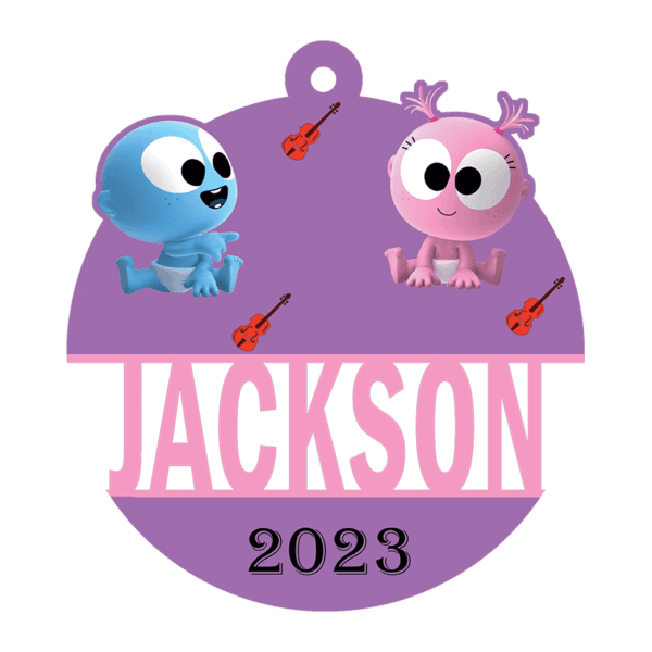 Goo Goo and Ga Ga Ornament