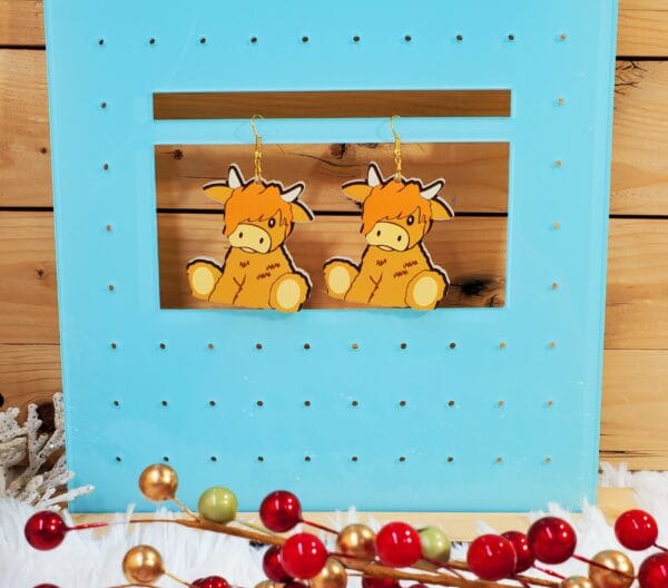 Highland Cow Earrings