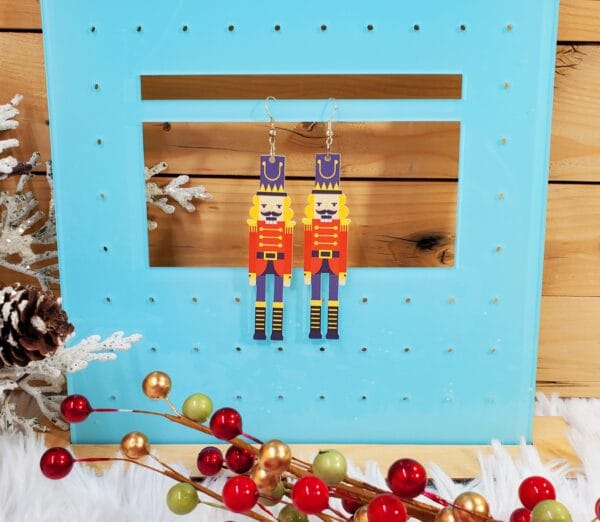 Red Toy Soldiers Earrings