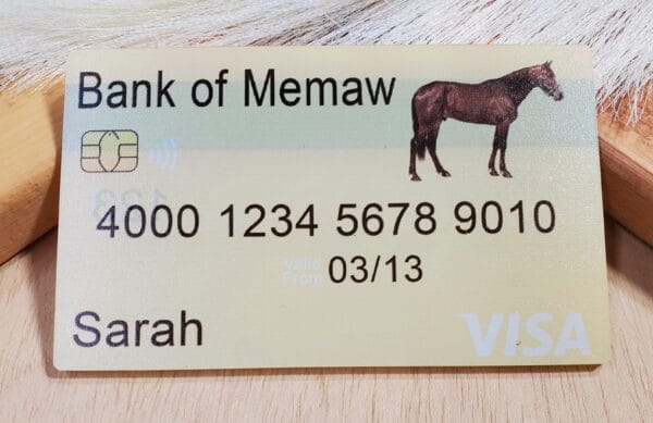 Play Credit Card - Horse