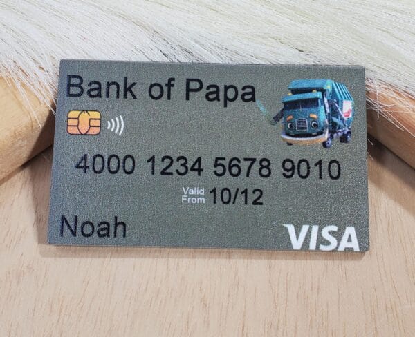 Play Credit Card - Trash Truck