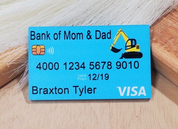 Play Credit Card - Excavator
