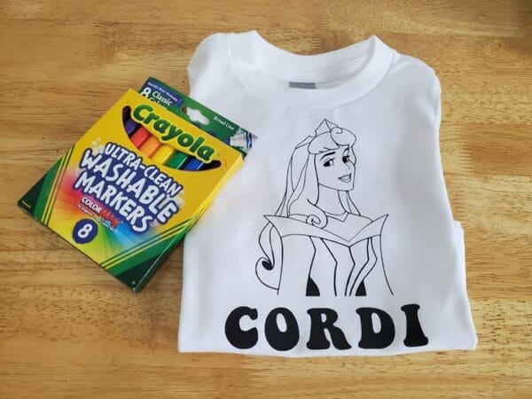 Aurora Coloring Shirt