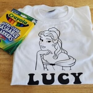 Belle Coloring Shirt
