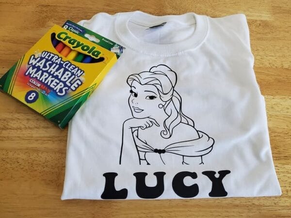 Belle Coloring Shirt