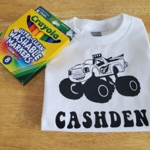 Blaze Coloring Shirt