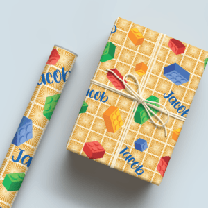 Building Blocks Wrapping Paper