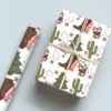 Christmas tree and Boot Wrapping Paper