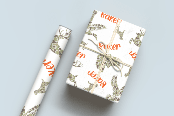 Camo Hunting Wrapping Paper