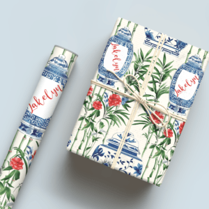 Chinoiserie Ginger Jar 2 Wrapping Paper