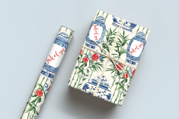 Chinoiserie Ginger Jar 2 Wrapping Paper