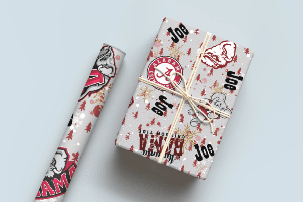 Christmas Alabama Wrapping Paper