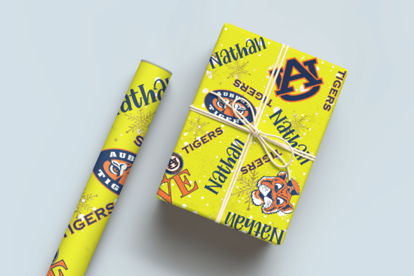 Christmas Auburn Wrapping Paper