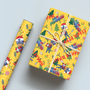 Christmas Catboy Wrapping Paper